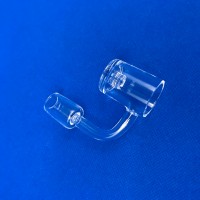 short cut frosted quartz glass tubing crystal smoking pyrex pipes for smoking tube